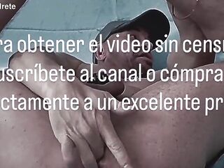 Heterosexual Mexican prostitute lets himself be filmed in homo porn movie scene like a total hawt floozy using chastity belt on his small rod