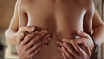 Sex with a beautiful nurse, different positions and movements