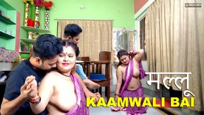 Desi Mallu Hot &amp; Sexy Kamwali Bai Hardcore sex with House Owner Full Movie ( Hindi Audio )