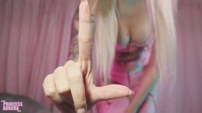 Verbal humiliation quickie - Loser symbol humiliation
