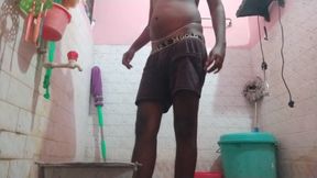 10 Inches Cock Sexy Bathing Show