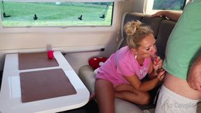 Busted MILF in a Motorhome Invited Me in for a Quick Fuck