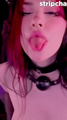 Sexy Lesbian Pussy Licking Skinny Emo Girls Tattoo Webcam Session - DualHornyFire   Clip 1