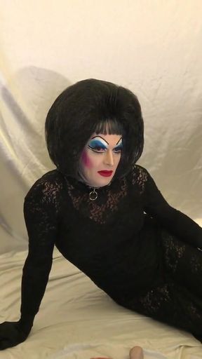 Drag Queen Slut starting webcam with a Master!   Clip 2