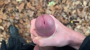 Teenager Use Wood Ring for The FIRST-EVER-EVER TIME, HARD ORGASM ! OUTDOORS ! / BRILLIANT DUDE-MEAT /