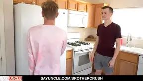 Stepbrothers Drop Gamepads for Hot Gay Encounter – Spicy Kitchen Fling