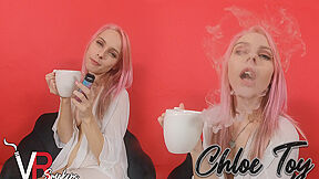 Vaping Softcore Smoke Break - Chloe Toy And Hot Pornstar