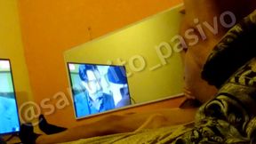 Peruvian Stud Enjoying a Slow, Seductive Blowjob in Gay Porn Scene