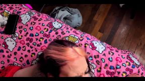 Maxxx Steele Matched on Tinder with Hot Goth Roommate, so Fuck Her Throat and Cum on Her Whore Face