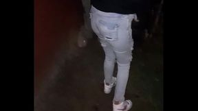 He detonated the ass of a stranger on the street after the party