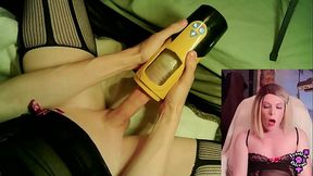 Thrusting Masturbator Milks Jessica Bloom Tgirl Dick