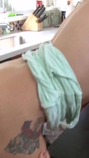 Spectacular moment from &quot;Busty mature blonde lesbian is frustrated but then her blonde girlfriend pleases her on the kitchen&hellip;&quot;