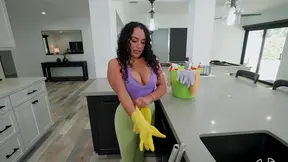 Chubby Brunette Brianna Bourbon Gets Fucked Hard by Big Black Cock