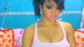 Very Cute Shemale Jerking