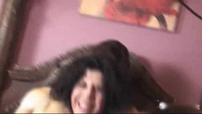 Nice threesome in fur coats