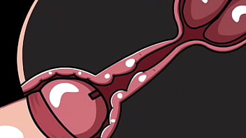 AI-generated curvy 3D babe with big boobs gets internal creampie