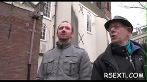 Aroused lad takes a trip in the amsterdam redlight district