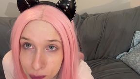 Bratty Bubblegum Slut Blowing Bubbles