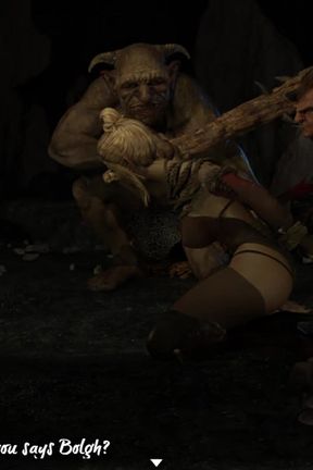 Goblin Impregnates an Elf Girl