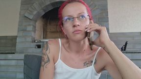 POST-ARGUMENT CHAIN SMOKING - ANGRY. SHAKY & ADDICTED