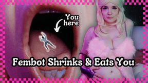Fembot Shrinks and Eats You Cosplay Vore by MissHannelore