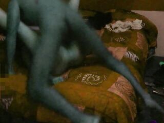 My brother-in-law hides below the daybed and screws me at dawn