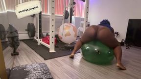Big Bouncy Big Black Booty Balloon Blowout