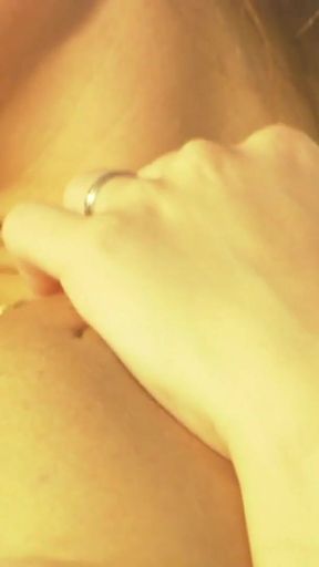 Thrilling moment from "Sunbathing is the cause why these two aroused lesbians are fucking on the sunbeds"