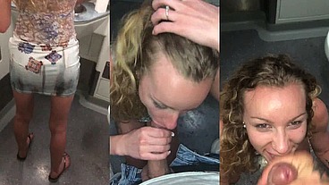 TOILET SEX----ANGEL EMILY PUBLIC BLOWJOB , PISSING IN MOUTH AND FUCKING IN THE TRAIN !!