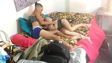 Orgia com Fada Mel e seu namorado homem trans.