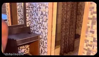 Busty Ebony Beauty Seduces Hung Man in Steamy Bathroom Encounter