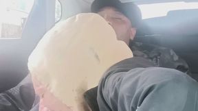 Short Hair Blonde Whore MILF Deepthroats & Gets Facialize & Gagging