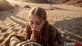 a sexy cowgirl showed me her blowjob skills and swallowed all my cum[ai]