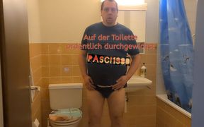 Properly Jerked off on the Toilet