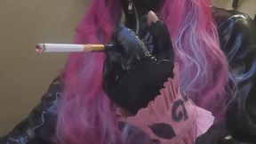 Smoking in kitten head gear copy