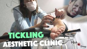 Tickling clinic p1 (1080p) - Tickled in bondage, foot tickling, brush tickling copy