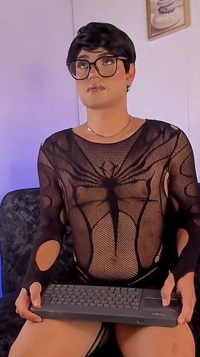 Femboy Ken Submissive Slut Dances Asking for Cock