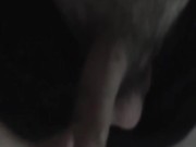Masturbating Hairy Uncircumcised Cock
