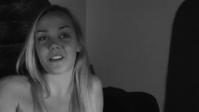 Blonde beauty controlling orgasm