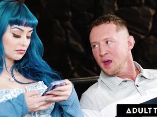 ADULT TIME - PAWG Jewelz Blu Joins Concupiscent BF For Mutual Masturbation Session & Takes BIGGEST SPUNK FLOW