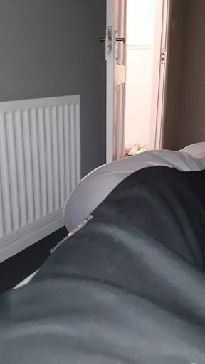 Naughty Step Son checked if he has erection in front of step mom