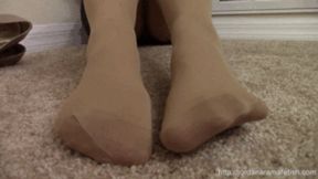 Stroking It To My Feet and Granny Panties-WMV