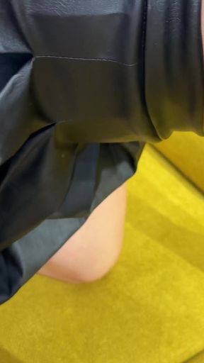 Asian MILF with Big Ass My Fetish Slut in Skirt 60fps