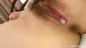 Dirty Yuuka Tsubasa gets a pussy creampie