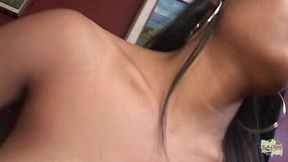 Female orgasm scene with magical queen bee from Magic Asian Pussy