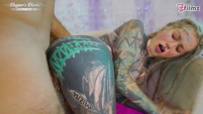 tattooed anuskatzz getting analyzed (1080)
