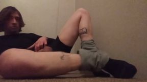 Teasing My Girldick; Wearing Boxer-briefs and Leggings