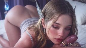 i saved silver-haired princess from a dragon and fucked her hard with my big black cock!! who is the dragon now?! [ai]