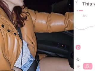 This chab masturbates me during the time that I drive the car and walk outdoors