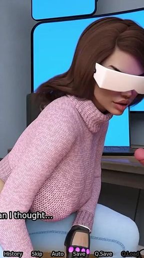 Stepmom Blows Me While Wearing a VR Head Set- the Sexbot #26 Gameplay